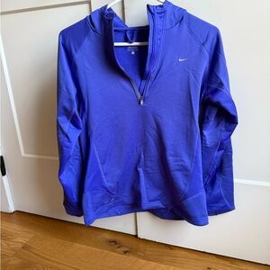 Nike Blue Half-Zip Hoodie